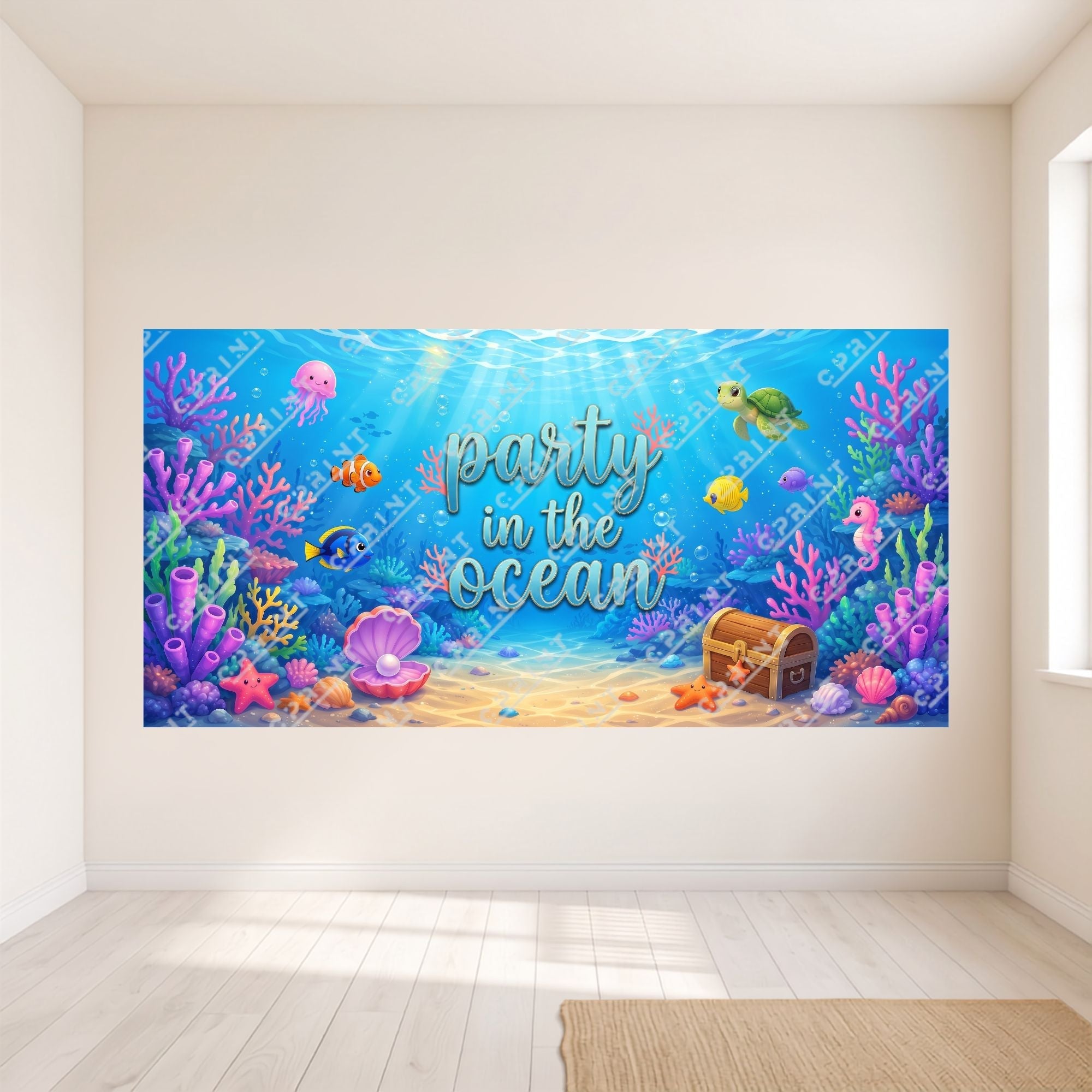 Ocean Adventure Horizontal Backdrop
