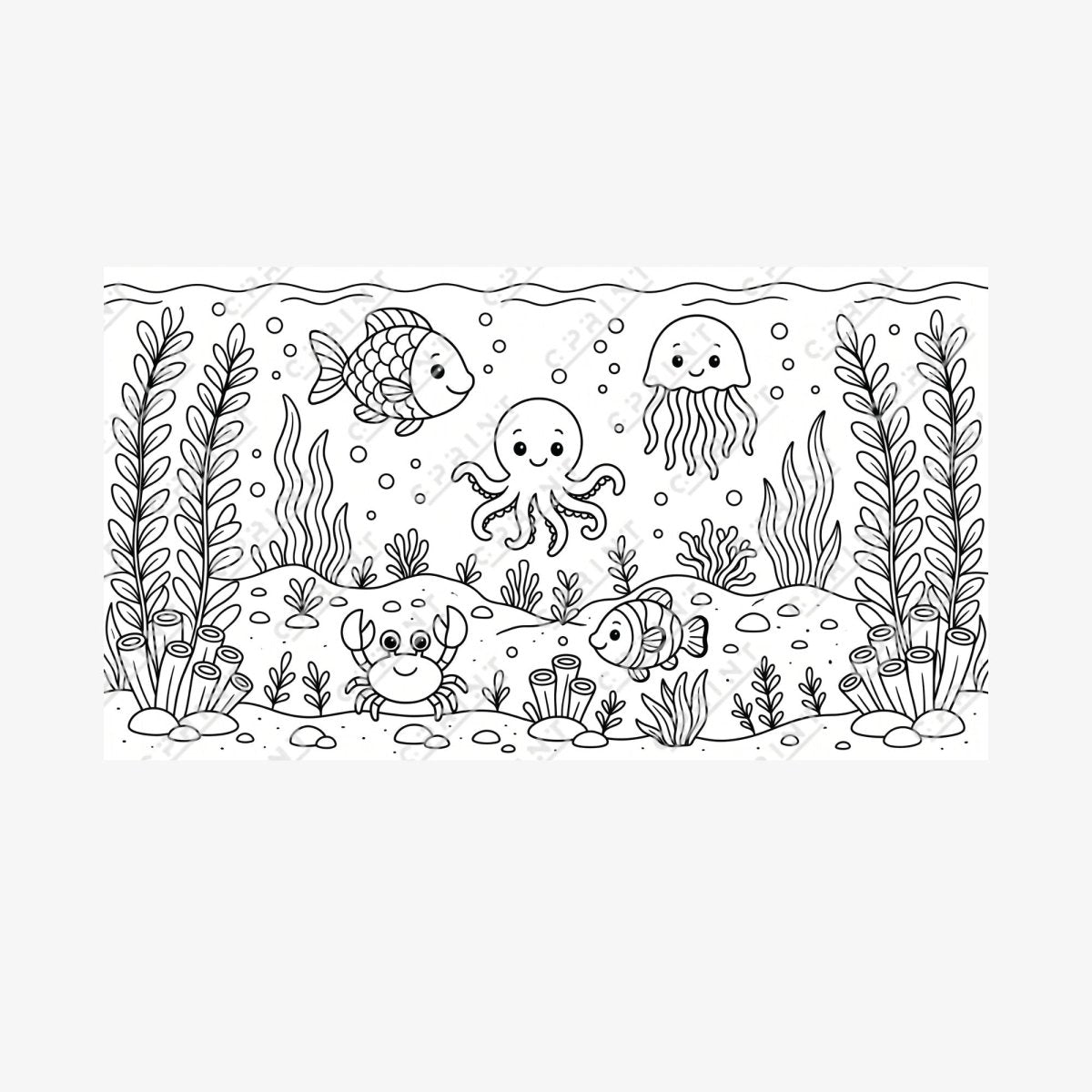 Ocean Adventure Party Placemats - FestiUSA