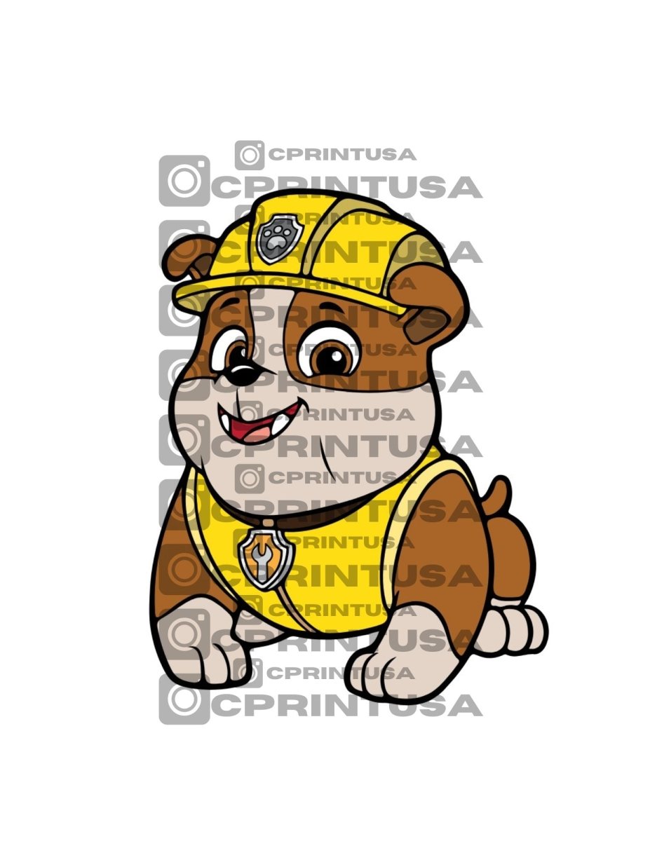 PAW PATROL RUBBLE 1 CUT OUT - FestiUSA
