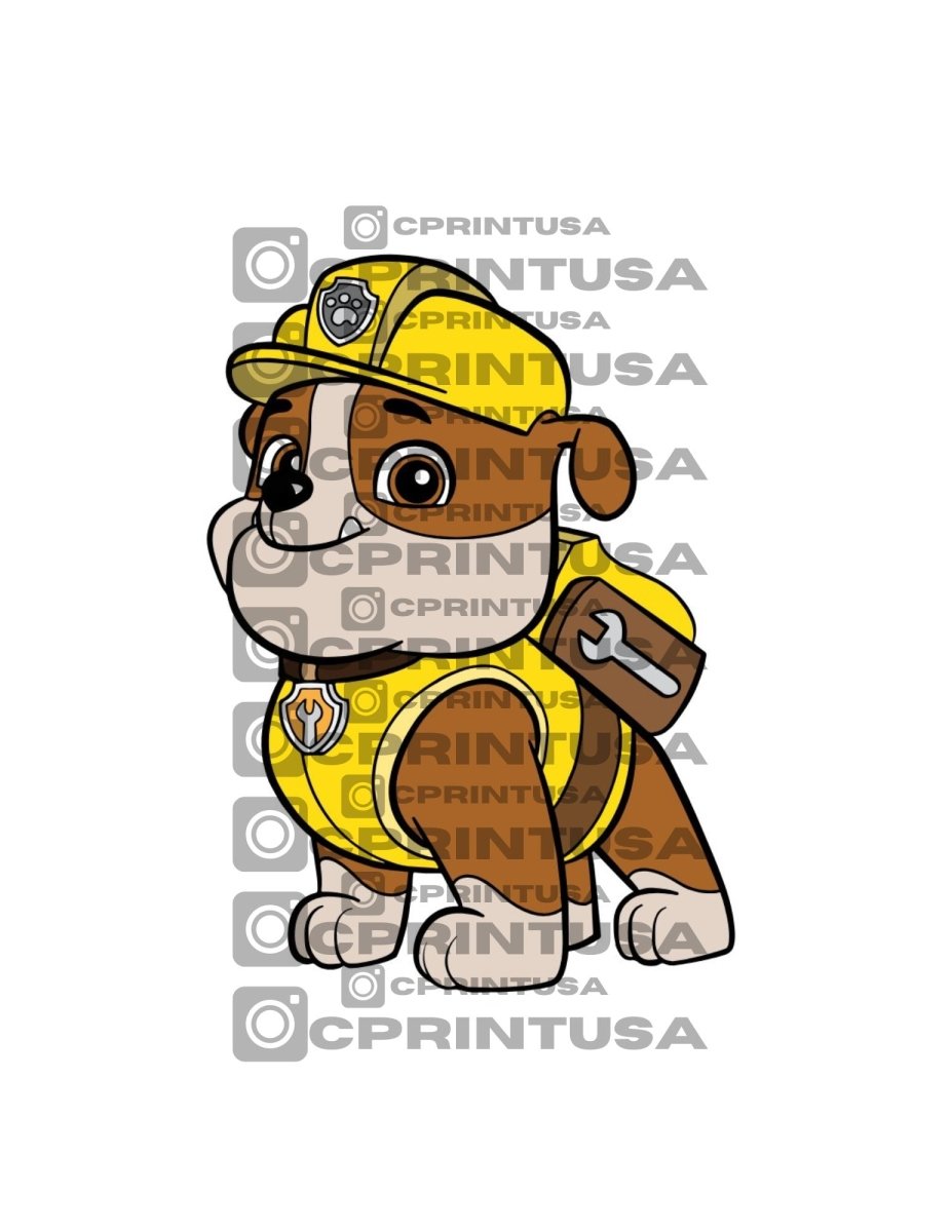 PAW PATROL RUBBLE 2 CUT OUT - FestiUSA