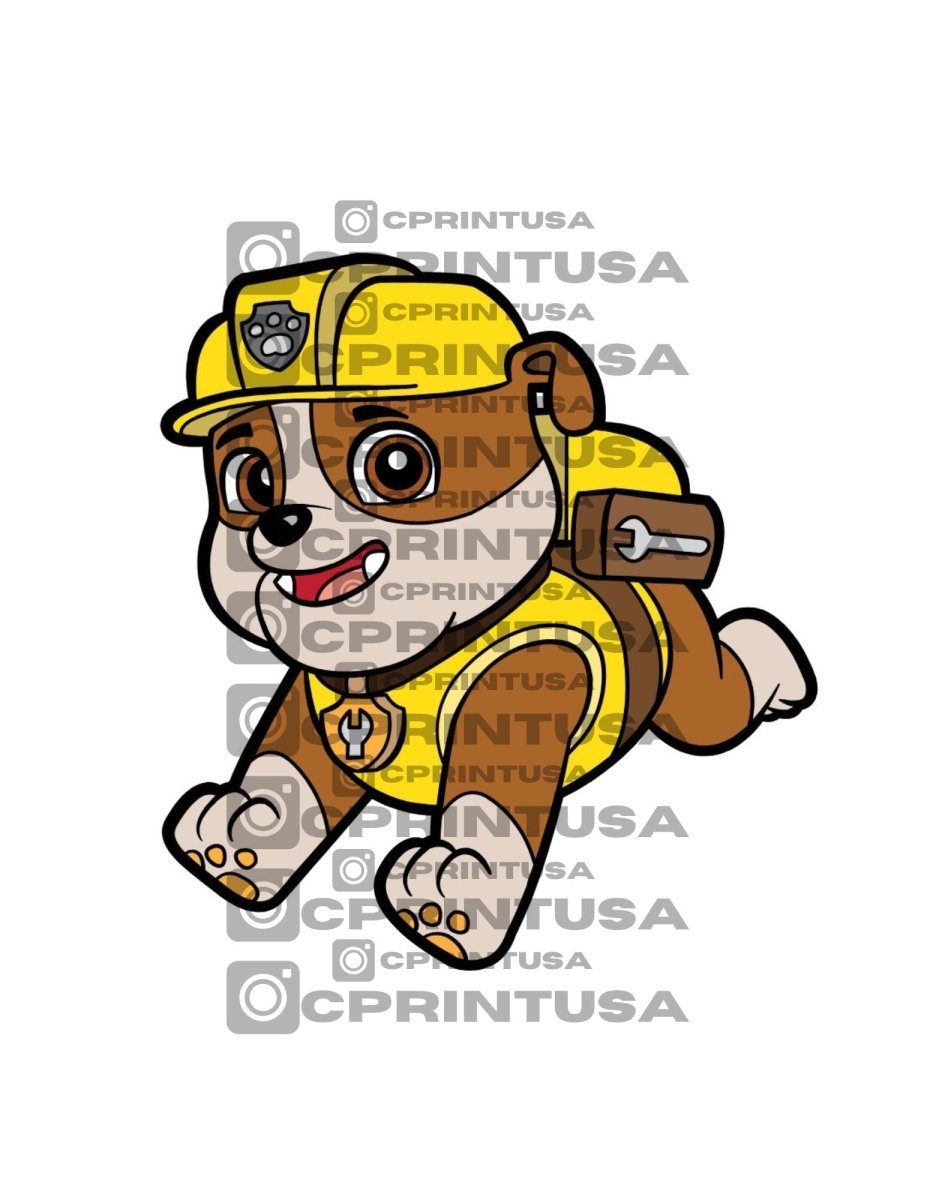 PAW PATROL RUBBLE 3 CUT OUT - FestiUSA