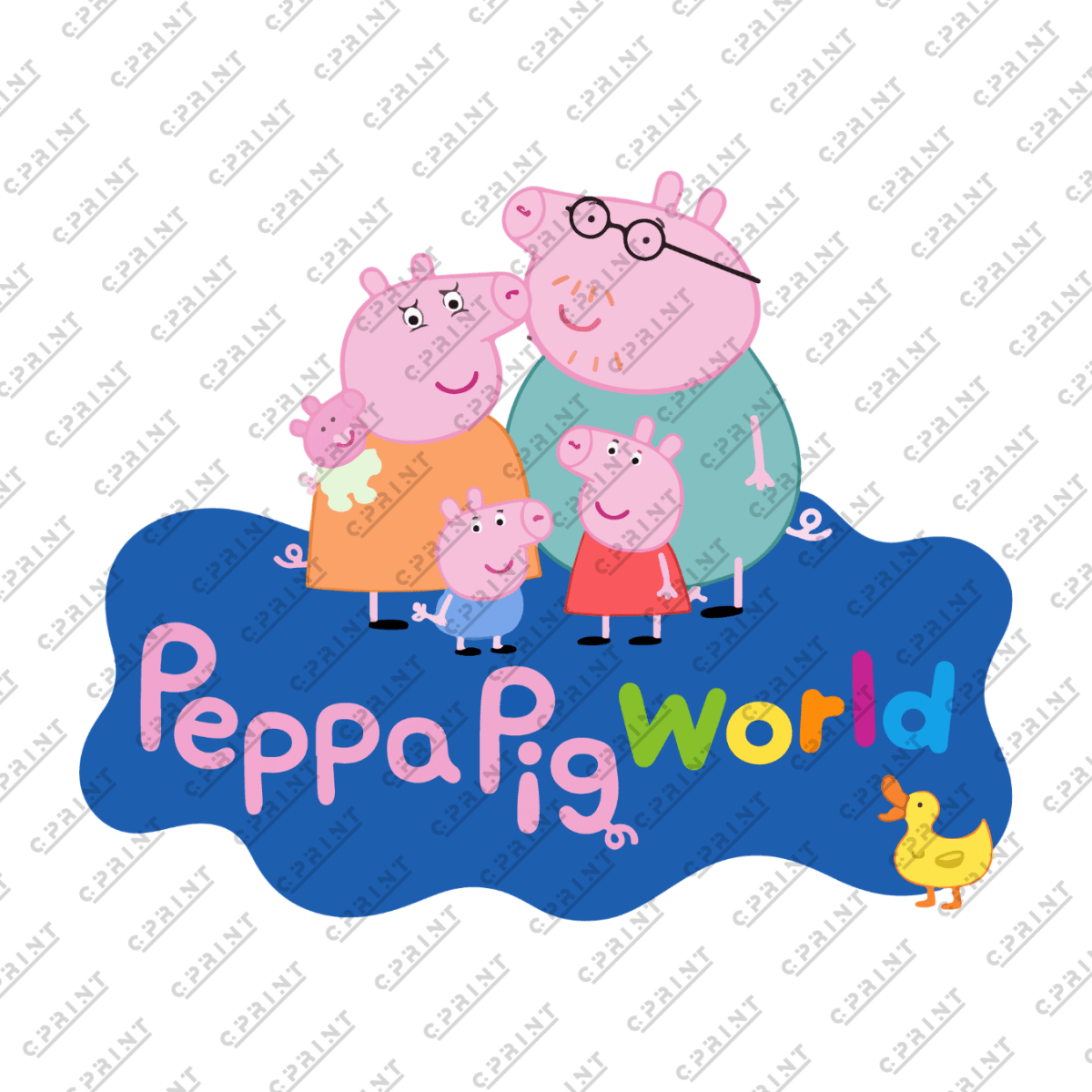 Pepa Pig Family Word Characters - FestiUSA