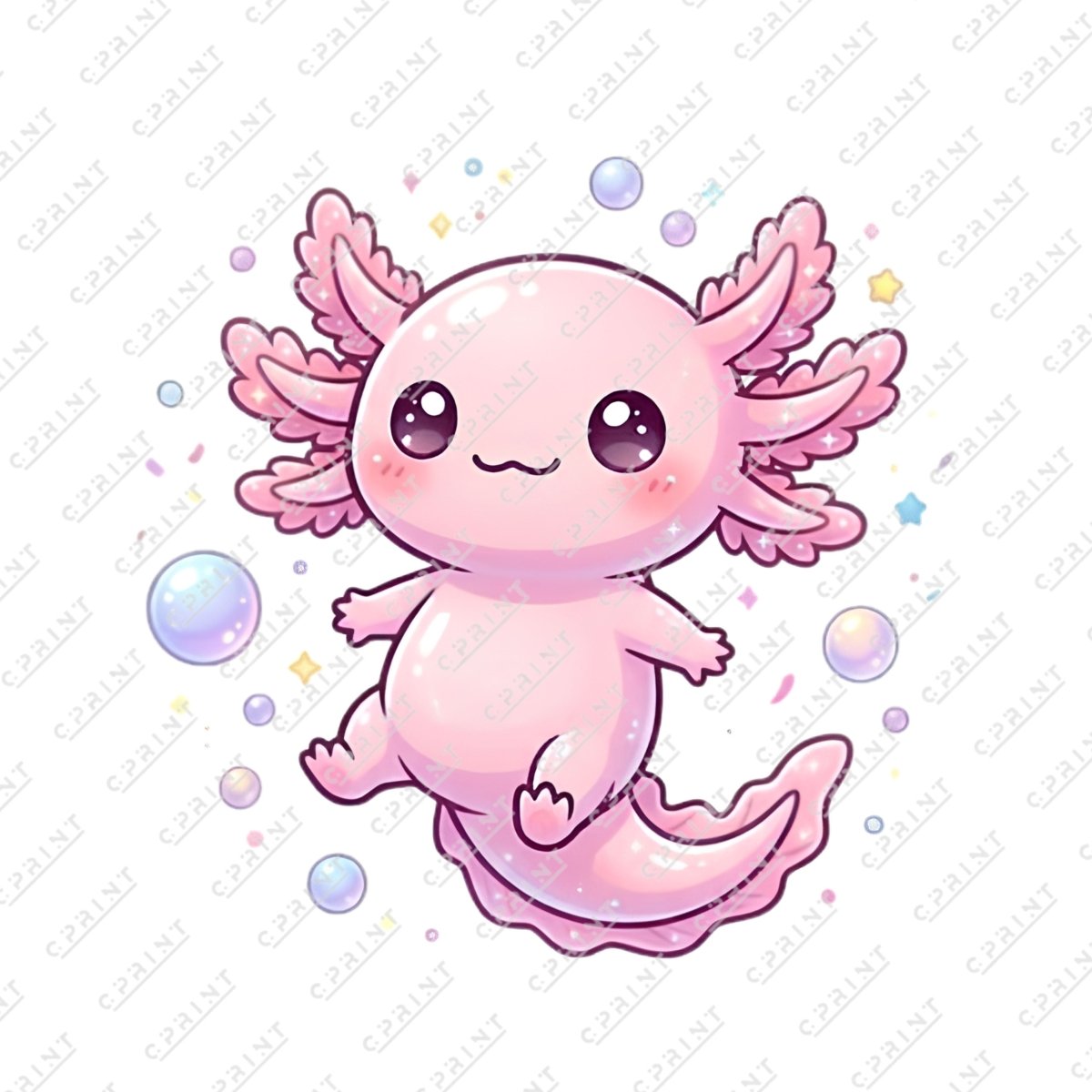 Pink Axolotl Cutout 1 - FestiUSA