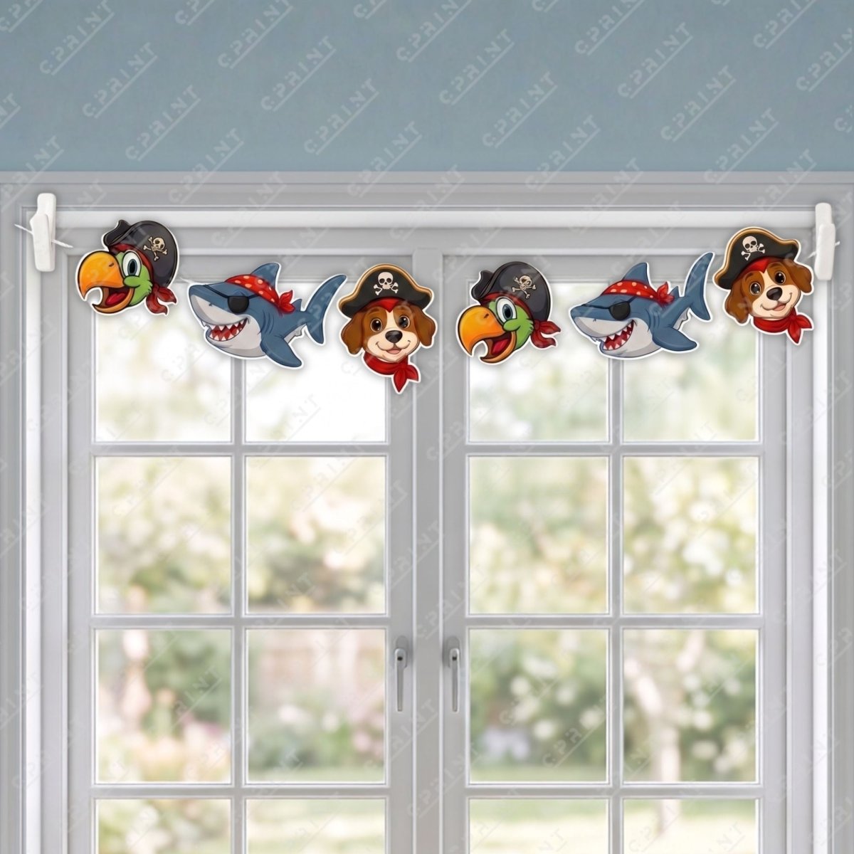 Pirate Adventure - Big Head Garland - FestiUSA