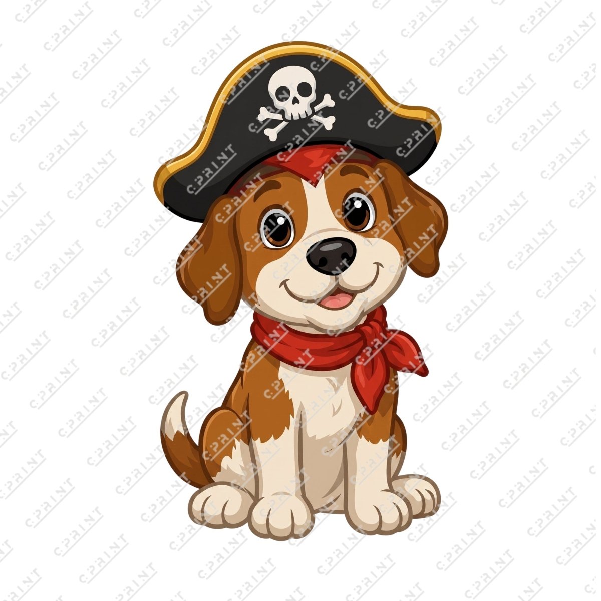 Pirate Dog Cardboard Cutout - FestiUSA