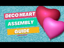 68″ Solid Red Heart DECOHEART - Single Pack.