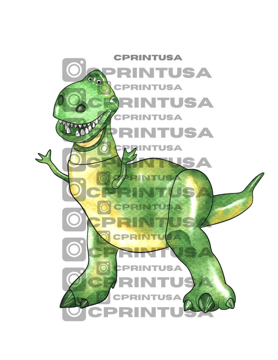 REX WATERCOLOR TOY STORY CUT OUT - FestiUSA