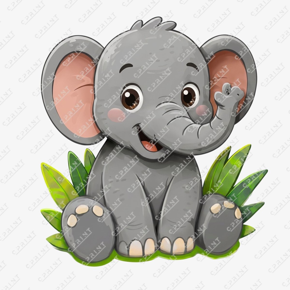 Safari Adventure Elephant Custom Character Cut-Out - FestiUSA