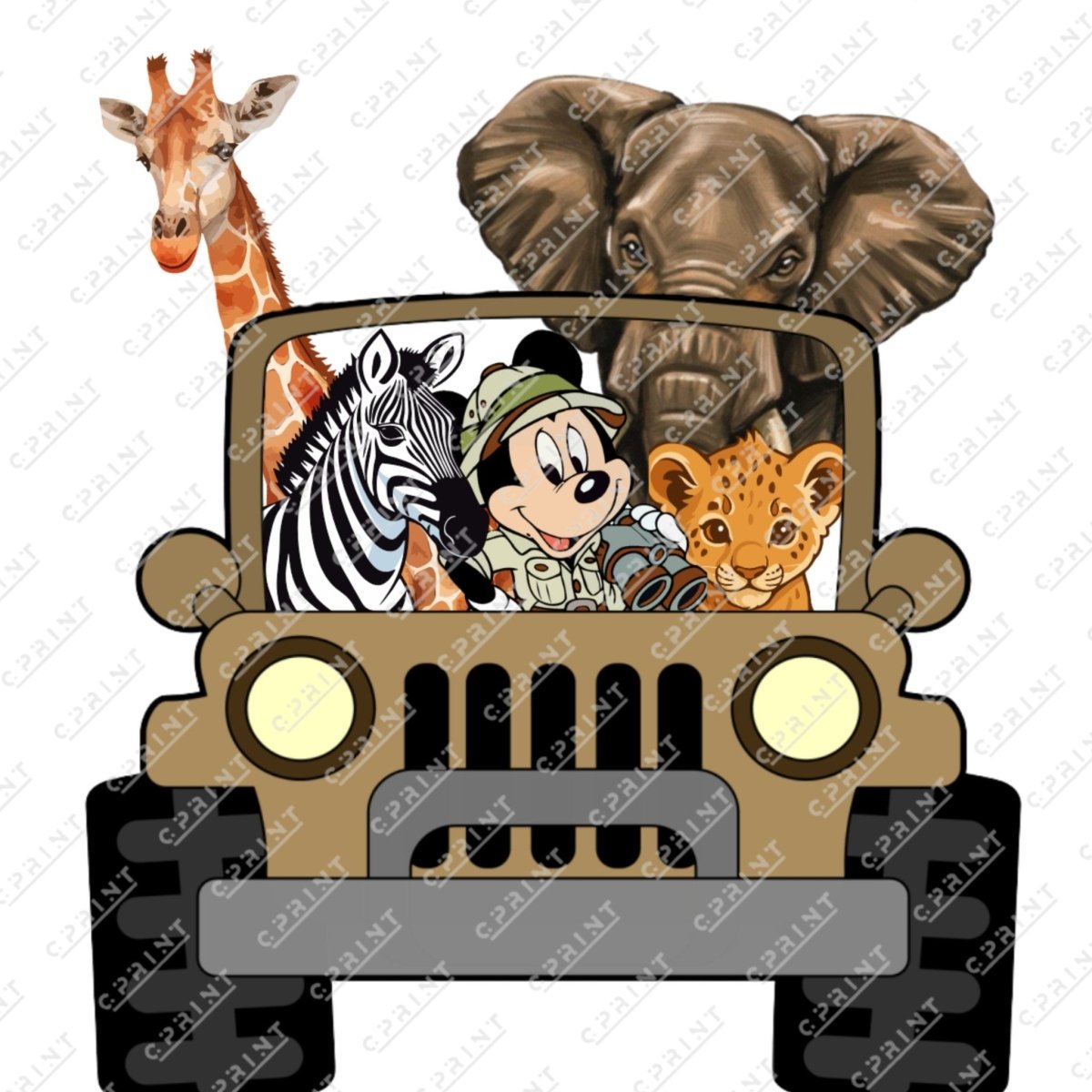 SAFARI MICKEY MOUSE CUT OUT - FestiUSA