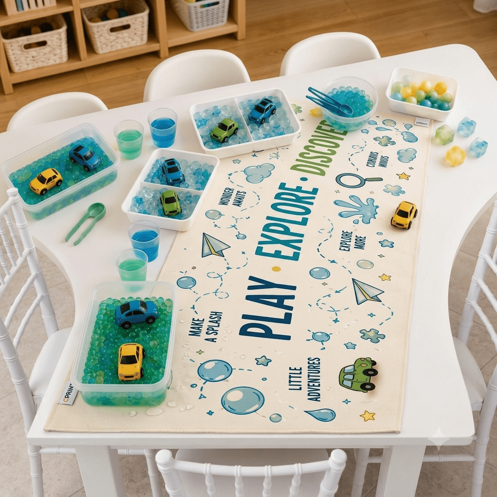 Sensory Activity Table Runner - FestiUSA