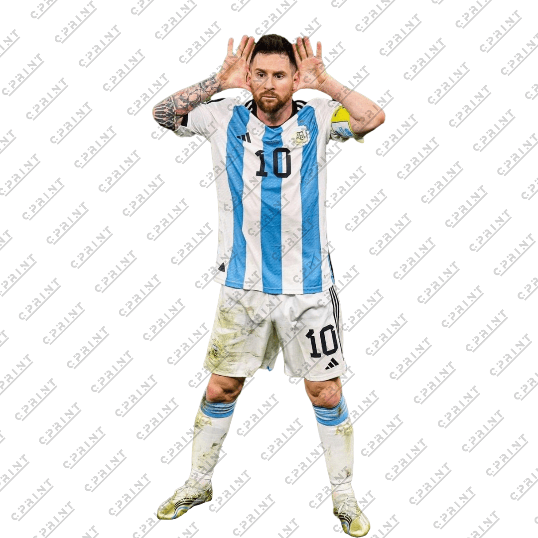Soccer Player Leonel Messi Celebration - FestiUSA