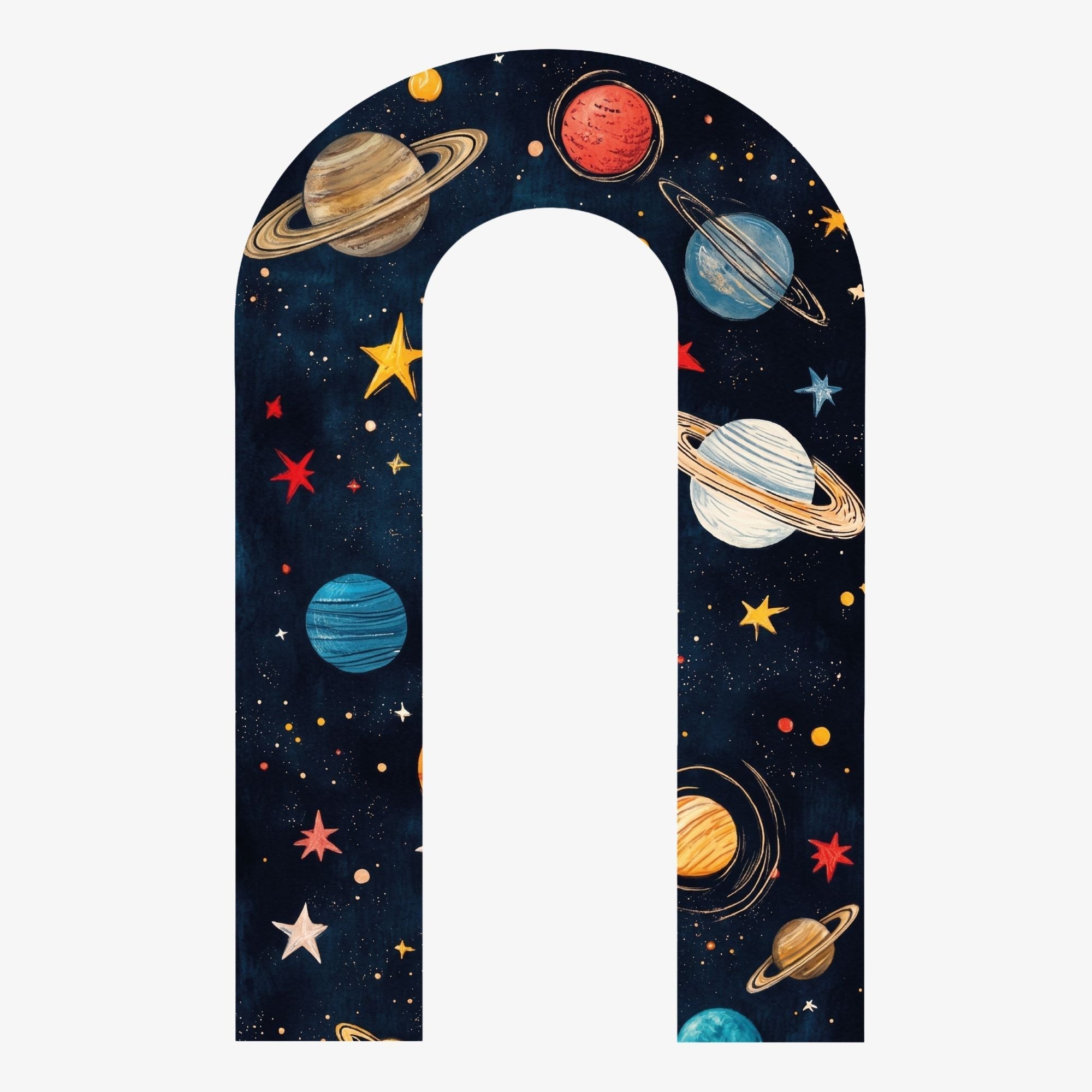 Space Adventure Custom Backdrop Arch Cover