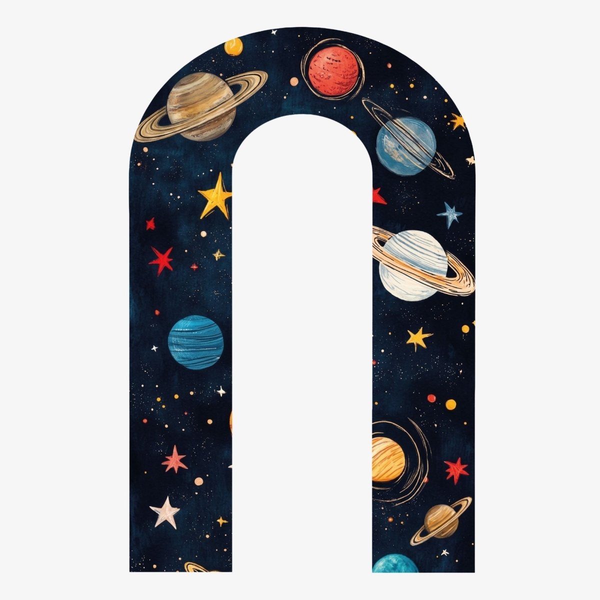 Space Adventure Custom Backdrop Arch Cover - FestiUSA