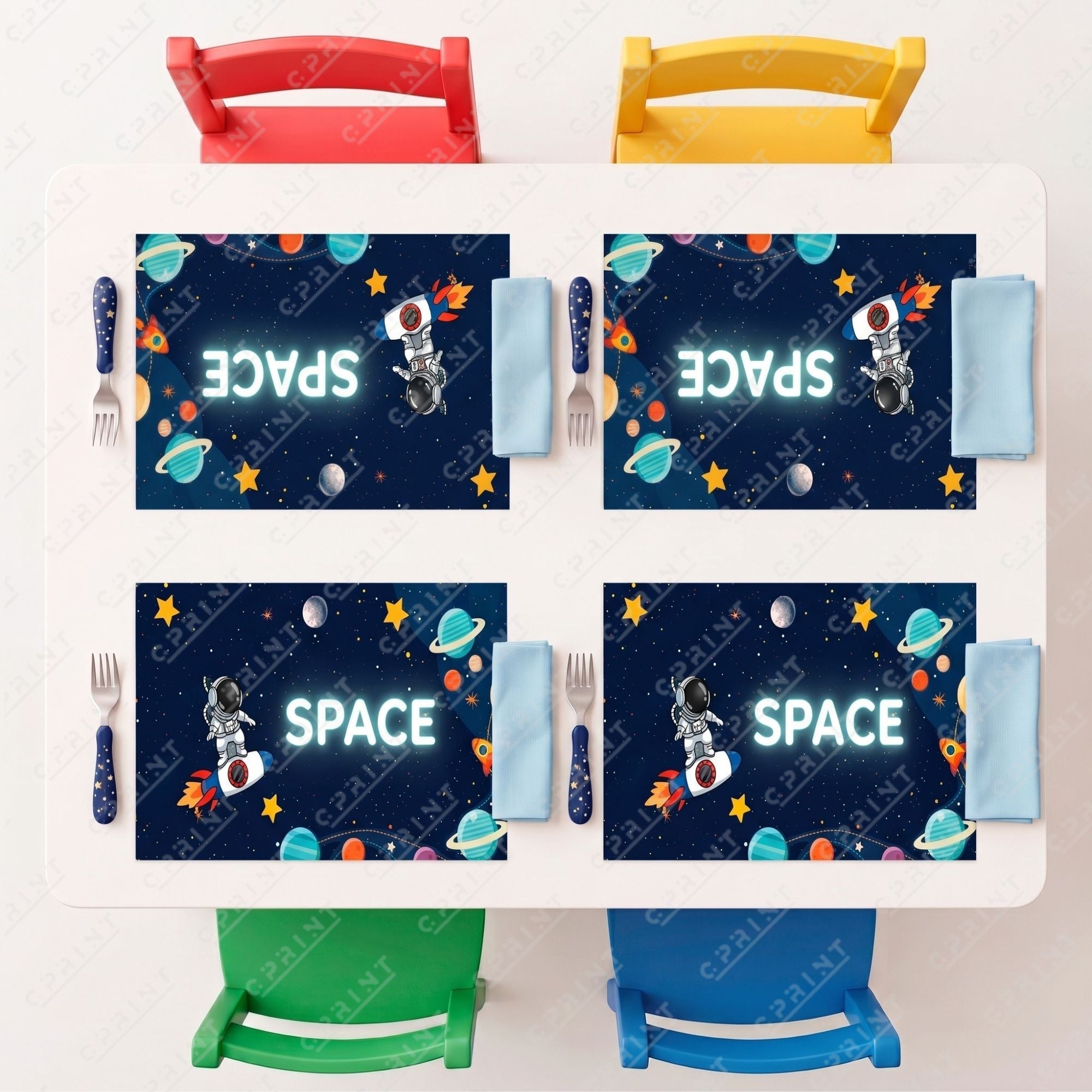 Space Adventure Party Placemats