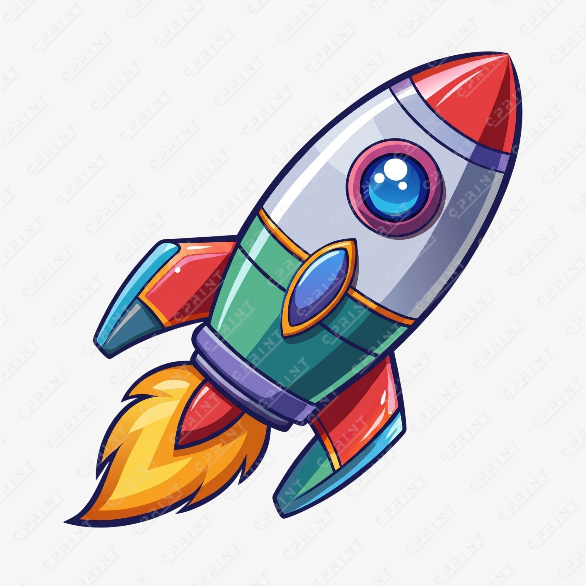 Space Adventure Spaceship Custom Character Cut-Out