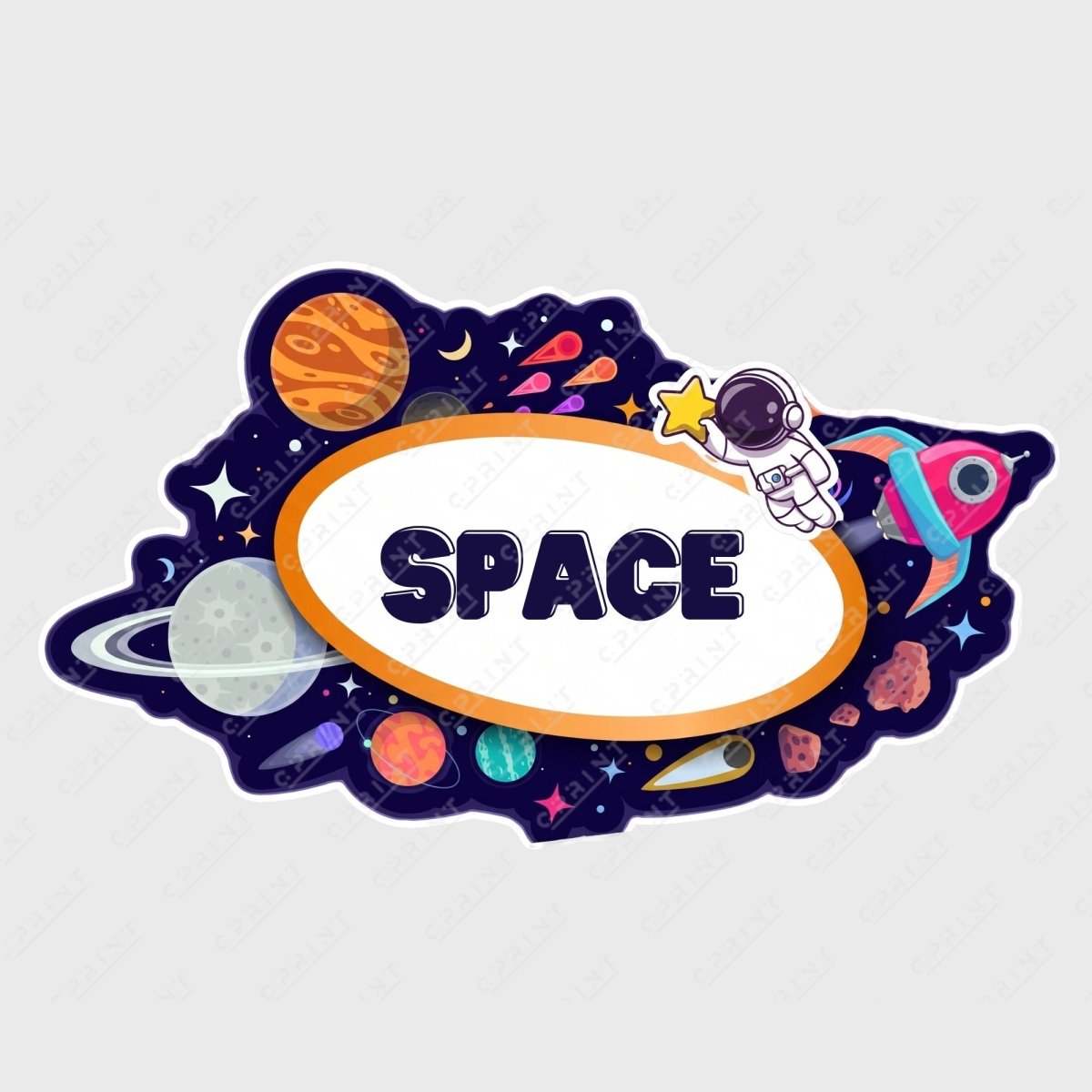 Space Adventure Welcome Sign - FestiUSA