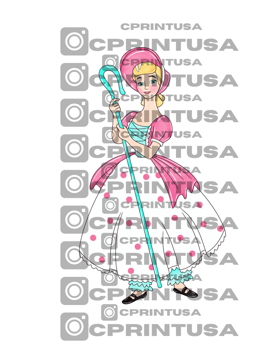 TOY STORY BO PEEP WATERCOLOR CUT OUT - FestiUSA