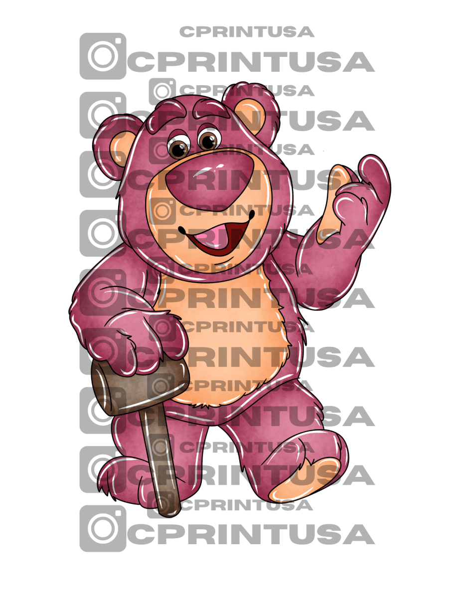 TOY STORY LOTS-O BEAR WATERCOLOR CUT OUT - FestiUSA