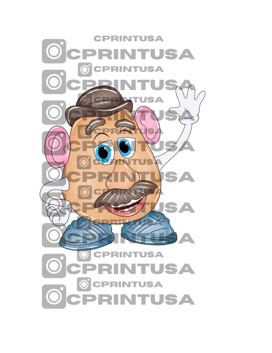 TOY STORY MR. POTATOE WATERCOLOR CUT OUT - FestiUSA