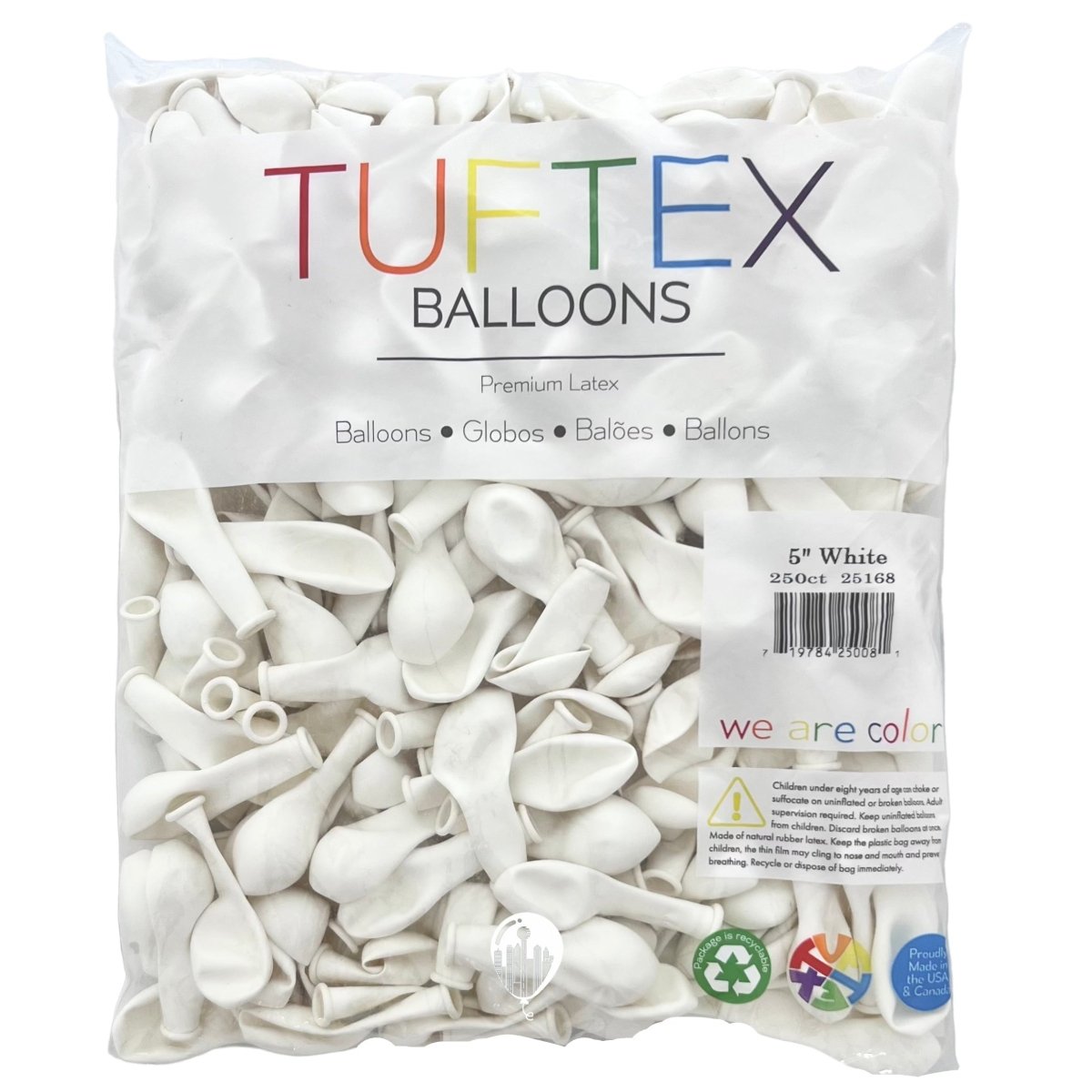 TUFTEX | Standard Balloon White - 5 in. - FestiUSA