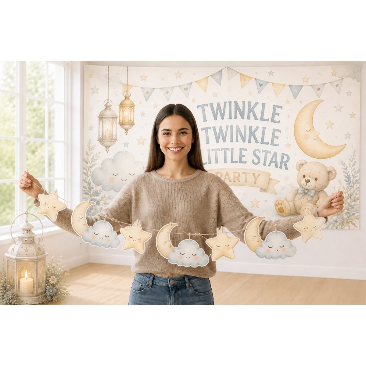 Twinkle Twinkle - Big Head Garland - FestiUSA