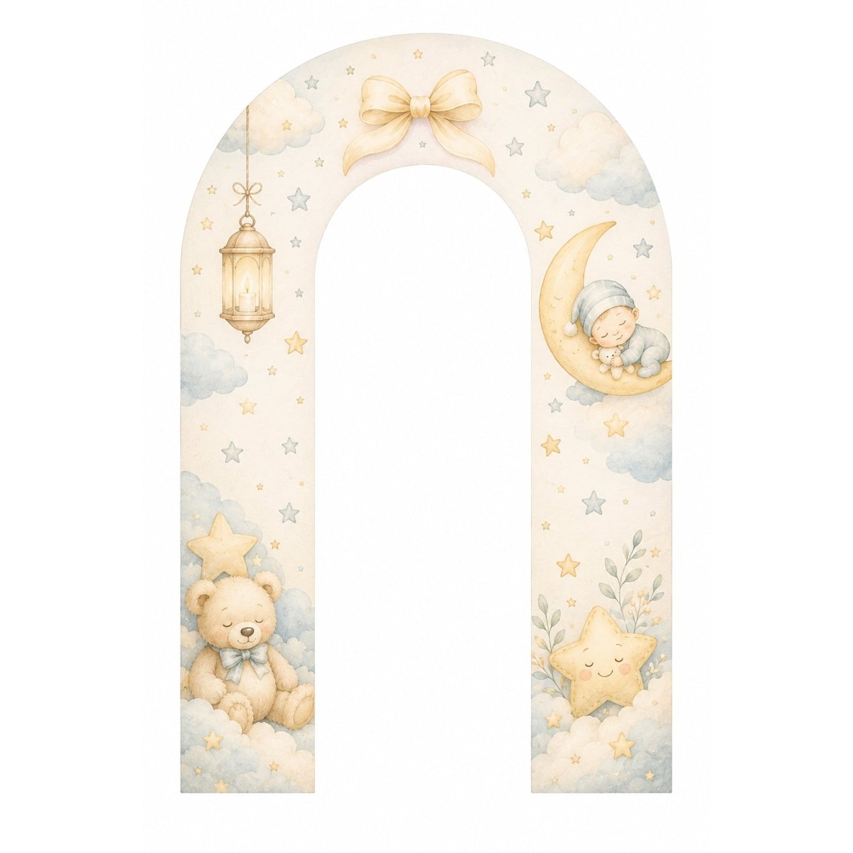 Twinkle Twinkle Custom Backdrop Arch Cover 1 - FestiUSA