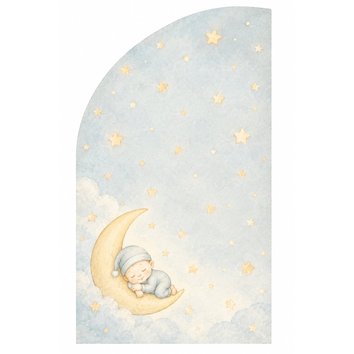 Twinkle Twinkle Left Offset Arch Backdrop - FestiUSA