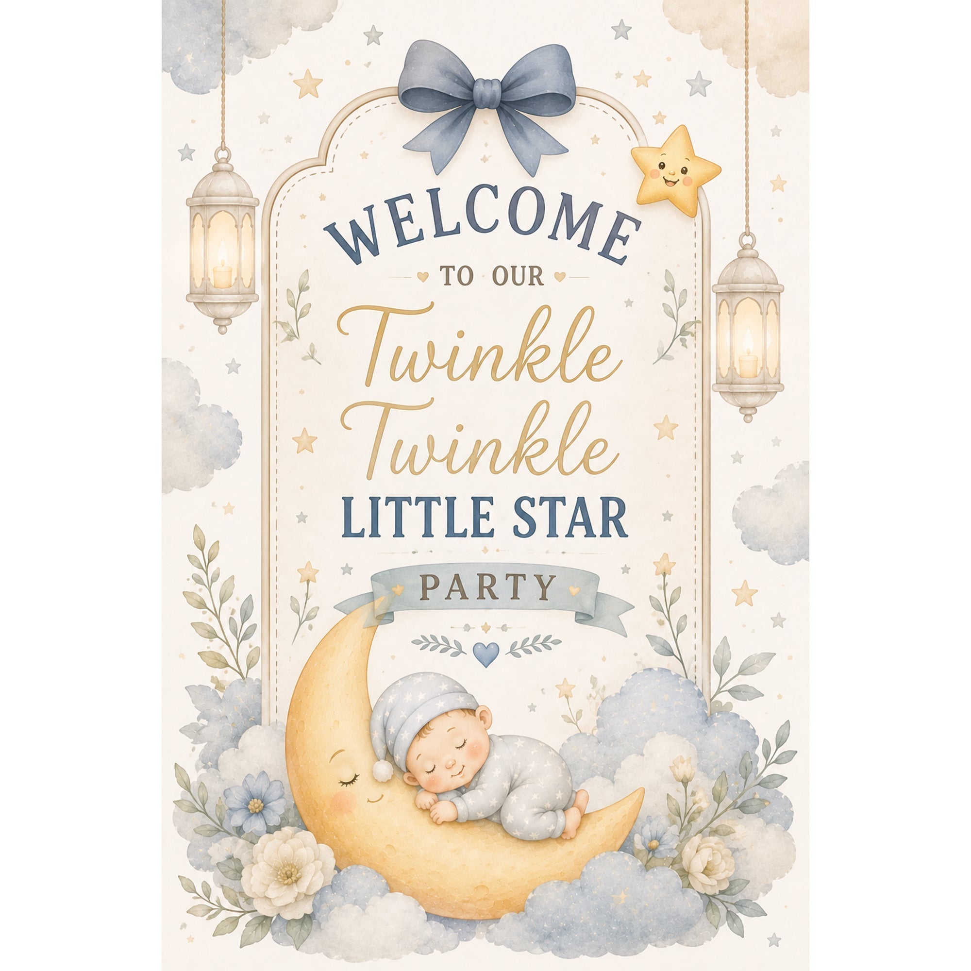 Twinkle Twinkle Welcome Sign