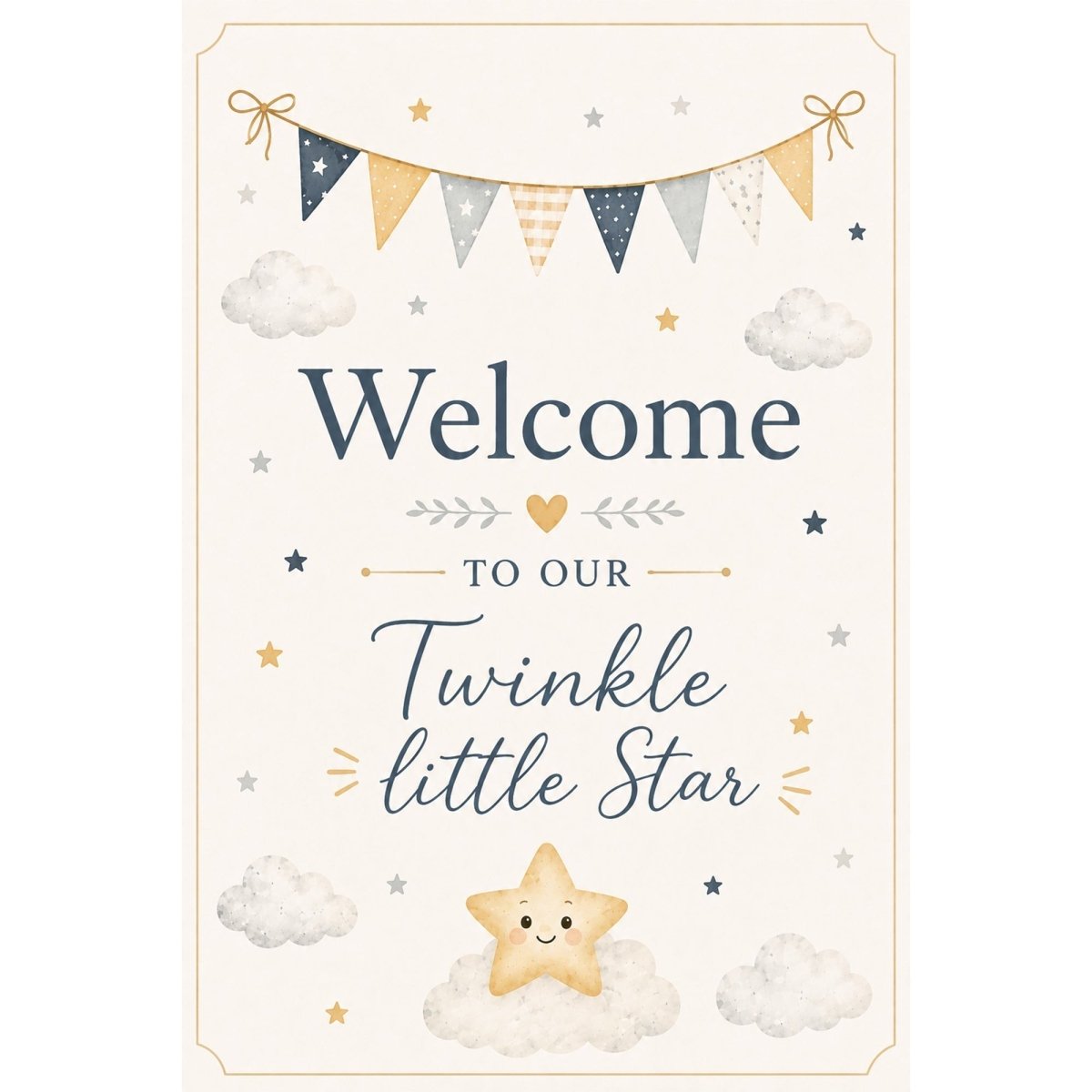 Twinkle Twinkle Welcome Sign - FestiUSA
