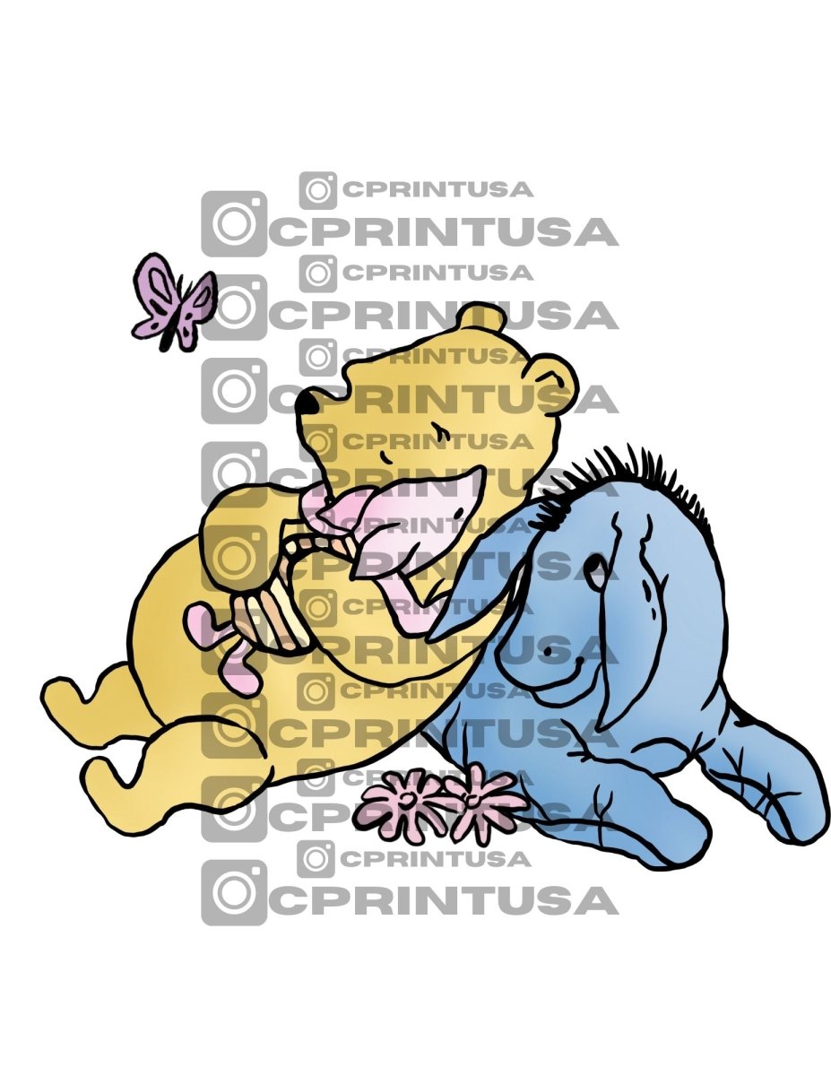 WINNIE POOH WITH EEYORE CUT OUT - FestiUSA
