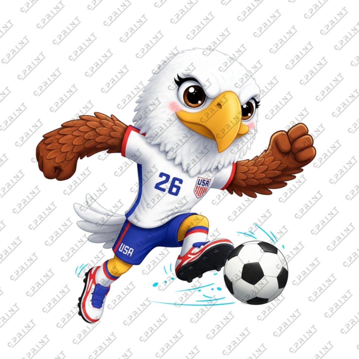 WORLCUP 2026 CHARACTER USA EAGLE - FestiUSA