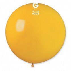 Solid Balloon Mango Yellow G30-003 | 1 balloon per package of 31''
