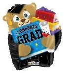 18" Bear With Grad Elements Shape Foil Balloon - (Single Pack). 85323-18 - FestiUSA