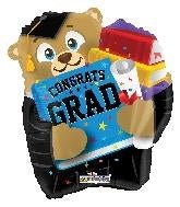 18" Bear With Grad Elements Shape Foil Balloon - (Single Pack). 85323-18 - FestiUSA