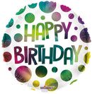 18” Birthday Dots - Single Pack. 16370-LK - FestiUSA