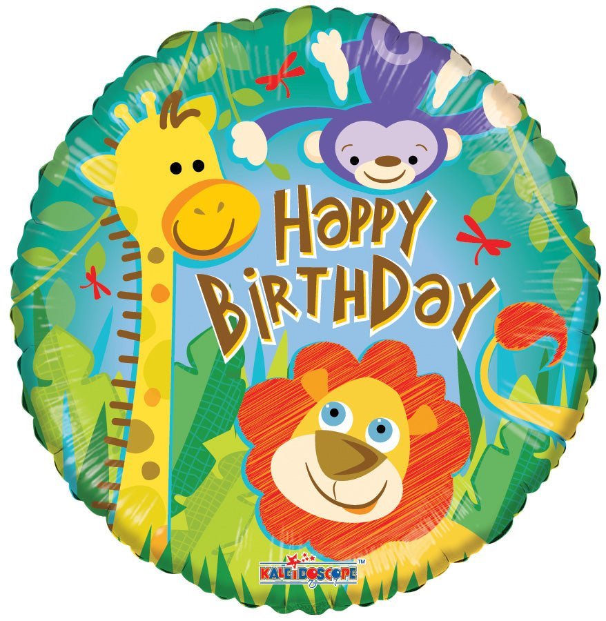 18″ Birthday Jungle - (Single Pack). 19454-18 - FestiUSA