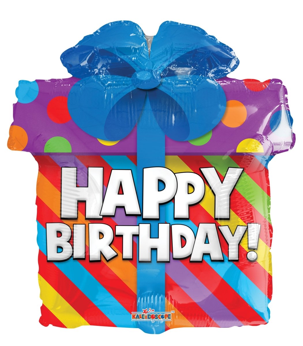 18" Birthday Present Shape - (Single Pack). 15943-18 - FestiUSA