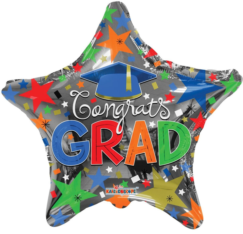 18″ BV Congrats Grad Blue Cap - (Single Pack). 85344-18 - FestiUSA