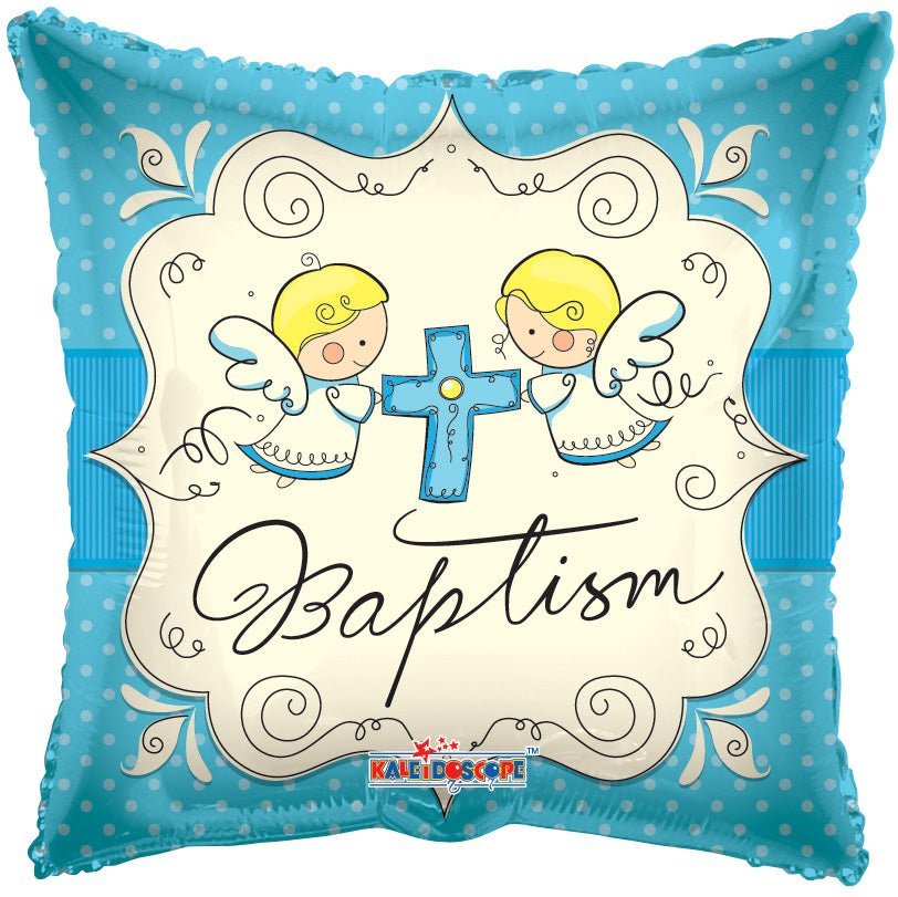18″ Cute Angels Baptism Boy - (Single Pack). 19440-18 - FestiUSA