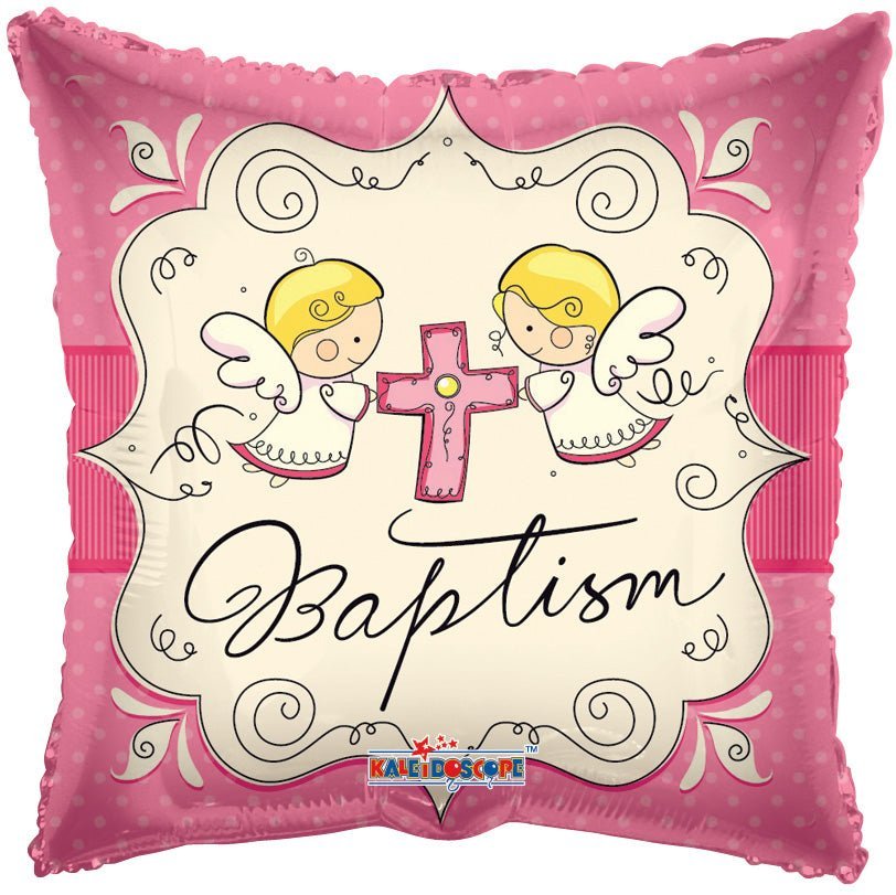 18″ Cute Angels Baptism Girl - (Single Pack). 19441-18 - FestiUSA