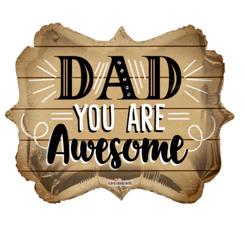 18″ Dad Awesome - (Single Pack). 86132-18 - FestiUSA