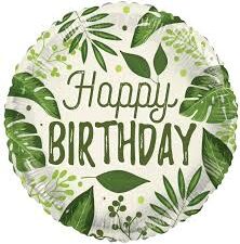 18" Happy Birthday Eco - (Single Pack). 16359-18 - FestiUSA
