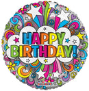 18" Happy Birthday Groovie - (Single Pack). 15812-18 - FestiUSA