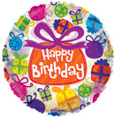18″ Happy Birthday Presents Cv - (Single Pack). 15130-18 - FestiUSA