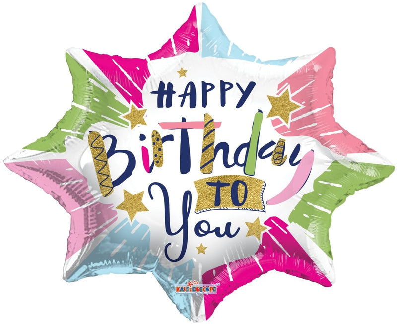 18" Happy Birthday To You Gb - (Single Pack). 15485-18 - FestiUSA