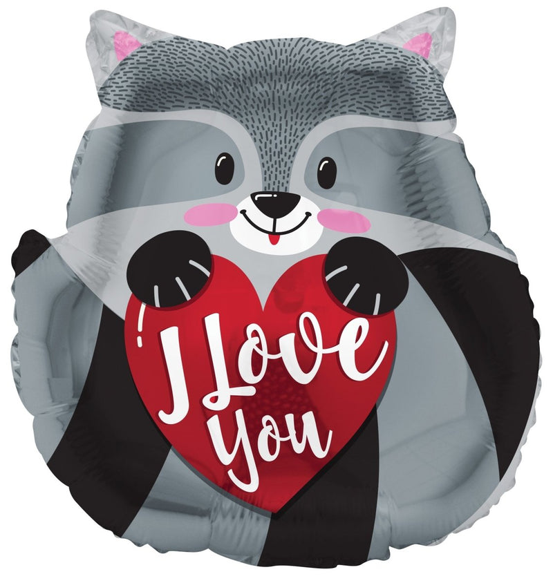 18" I Love You Raccoon - (Single Pack). 16245-18 - FestiUSA