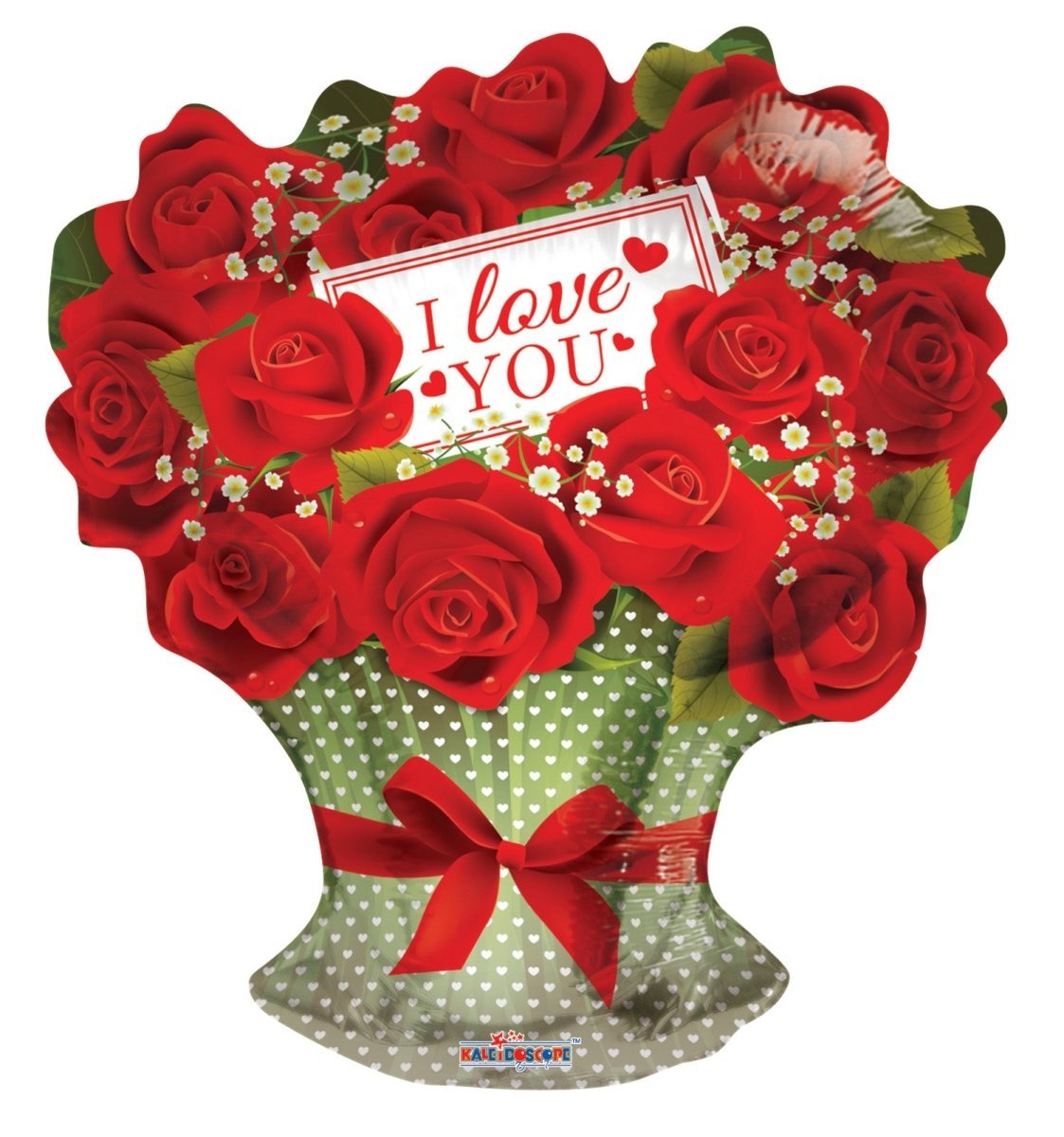 18″ I Love You Red Roses Branch - (Single Pack). 19624-18 - FestiUSA