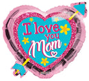 18" Ily Mom Heart With Arrow - (Single Pack). 84308-18 - FestiUSA
