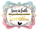 18" Love Is You Marquee - (Single Pack). 15709-18 - FestiUSA
