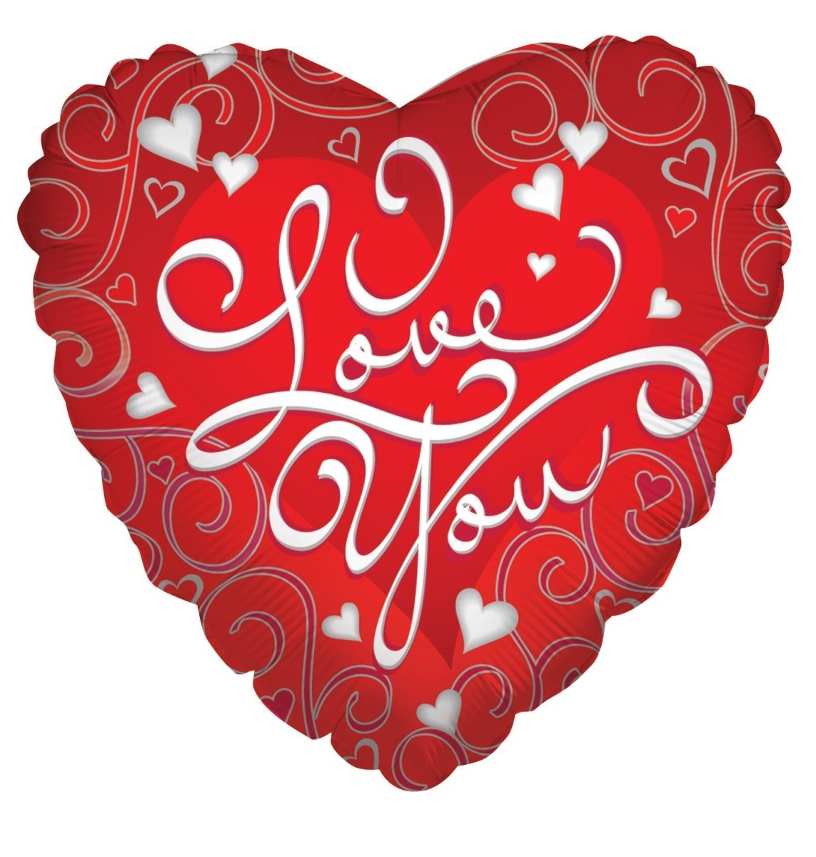 18″ Love Silver Swirls - (Single Pack). 17681-18 - FestiUSA